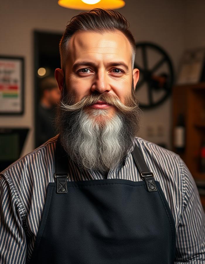 Fictional portrait for demo barber Julian Carter