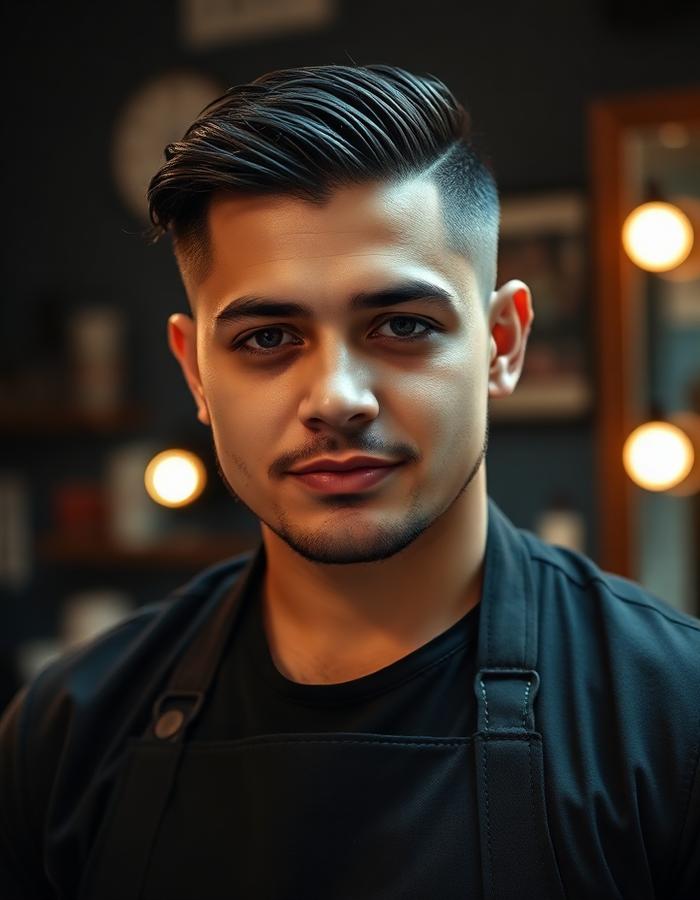 Fictional portrait for demo barber Mateo Rivera